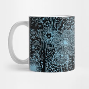 ABSTRACT PATTERN BLUE Mug